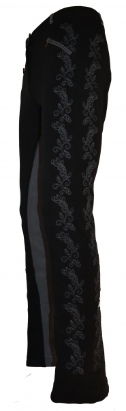 Damen Jodhpurreithose  "Luxury" in Schwarz/grau Größe 44